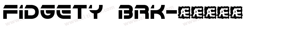 Fidgety BRK字体转换